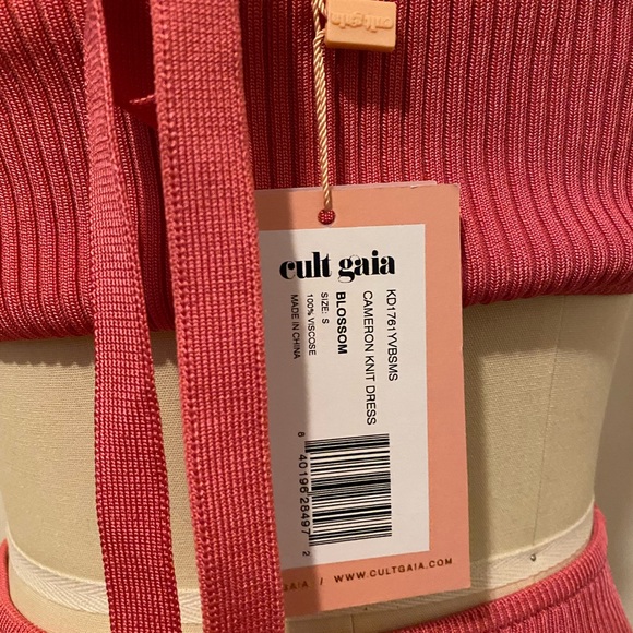 NWT Cult Gaia Cameron Knit Midi Dress (Blossom) - Picture 6 of 8